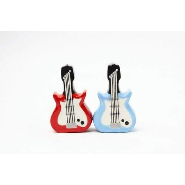 Dueling Electric Guitars Salt and Pepper Shaker Set
